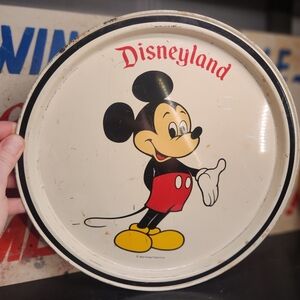 Disneyland Mickey Mouse Collectible Plate Vintage